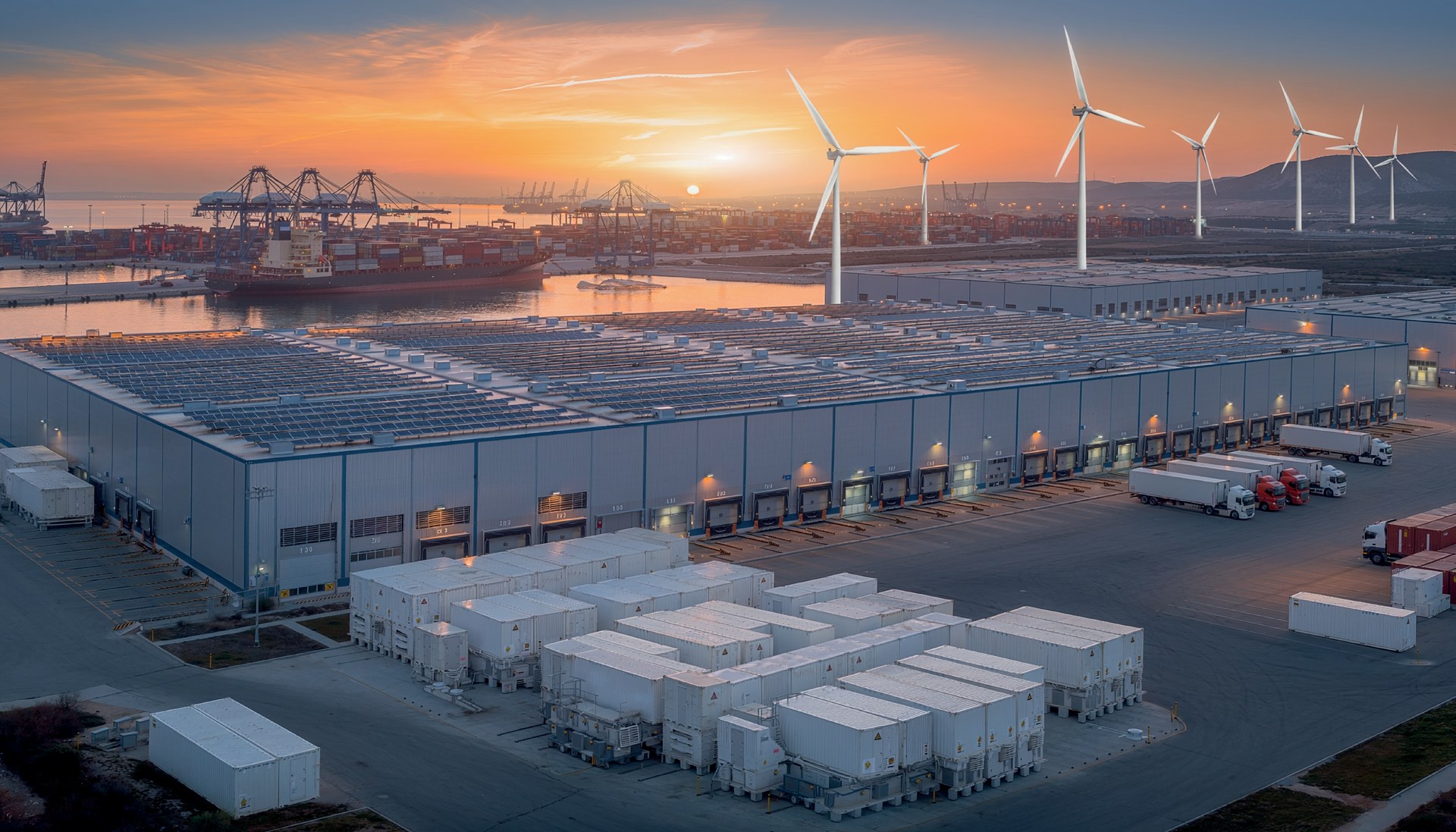 Logistics BESS Solar Wind